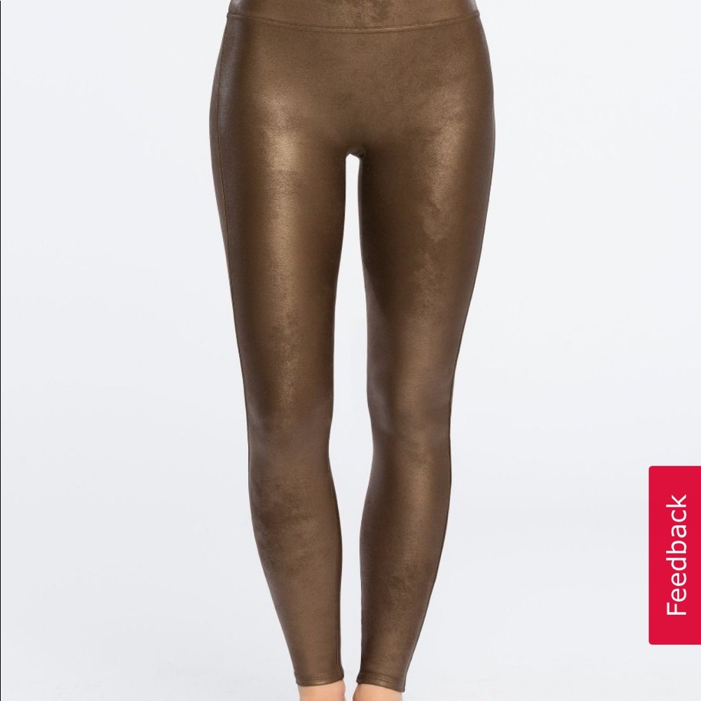 SPANX Faux Leather Leggings